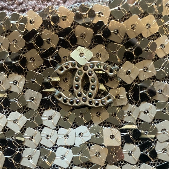 Chanel 2002 Fall sequin black mini skirt size XL pristine condition!!! - Picture 5 of 11